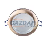   ELMARK 92627/AB "ELR627" fürdszobai süllyesztett spot lámpa, GU5.3, max. 50W, 12V, antik réz, IP44, 92x33x67mm, A++-E