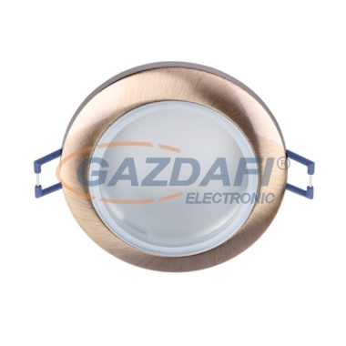 ELMARK 92627/AB "ELR627" fürdszobai süllyesztett spot lámpa, GU5.3, max. 50W, 12V, antik réz, IP44, 92x33x67mm, A++-E