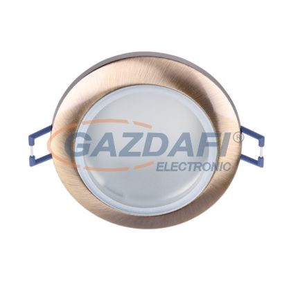   ELMARK 92627/AB "ELR627" fürdszobai süllyesztett spot lámpa, GU5.3, max. 50W, 12V, antik réz, IP44, 92x33x67mm, A++-E