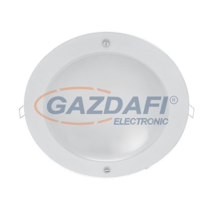   ELMARK 9299203P/W "GL203" süllyesztett kerek mélysugárzó, fix, tejüveg, G24q, 2x26W, 230V, fehér, 235x110x210mm, A++-C