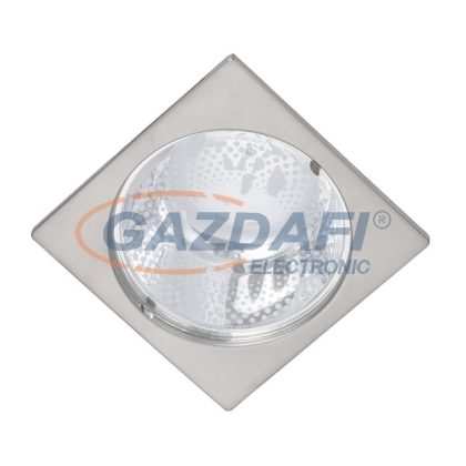   ELMARK 9299209M/W "GL209" süllyesztett szögletes mélysugárzó, fix, átlátszó üveg, Rx7s, 230V, fehér, 230x110x210mm, A++-E