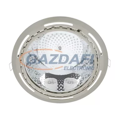 ELMARK 9299210P/SN "GL210" süllyesztett kerek mélysugárzó, fix, átlátszó, G24q, 2x26W, 230V, szatén nikkel, 228x110x210mm, A++-C