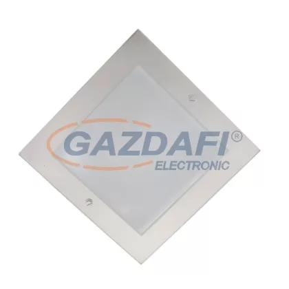   ELMARK 9299211P/SN "GL211" süllyesztett szögletes mélysugárzó, fix, tejüveg, G24q, 2x26W, 230V, szatén nikkel, 230x110x210mm, A++-C