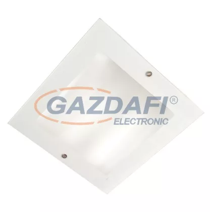   ELMARK 9299211P/W "GL211" süllyesztett szögletes mélysugárzó, fix, tejüveg, G24q, 2x26W, 230V, fehér, 230x110x210mm, A++-C