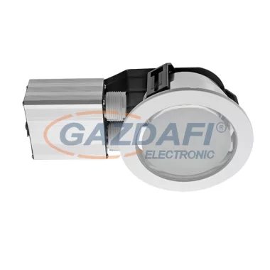 ELMARK 9299441025/W "GL102" süllyesztett kerek mélysugárzó, fix, tejüveg, G24q, 2x13W, 230V, fehér, IP44, 168x100x150mm, A++-C