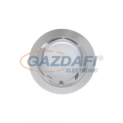   ELMARK 929944103E/TCH "GL103E" süllyesztett kerek mélysugárzó, fix, átlátszó/tejüveg, E27, 2x20W, 230V, szatén nikkel, IP44, 190x100x170mm, A++-C