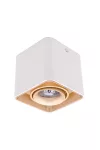 ELMARK 92DL044S1/GDWH DL-044 spot lámpa szögletes falon kívüli arany/fehér IP20 230V alumínium
