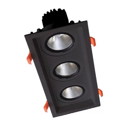   ELMARK 92DL81F4530/BL LED mélysugárzó 3X15W 230V 3000K fekete