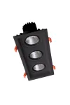 ELMARK 92DL81F4540/BL LED mélysugárzó 3X15W 230V 4000K fekete