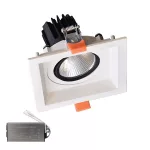   ELMARK 92DL82F3040/WHE LED mélysugárzó 30W 230V 4000K fehér vészvilágító modullal