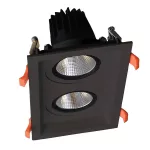   ELMARK 92DL82F6030/BL LED mélysugárzó 2X30W 230V 3000K fekete
