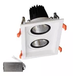   ELMARK 92DL82F6040/WHE LED mélysugárzó 2X30W 230V 4000K fehér vészvilágító modullal