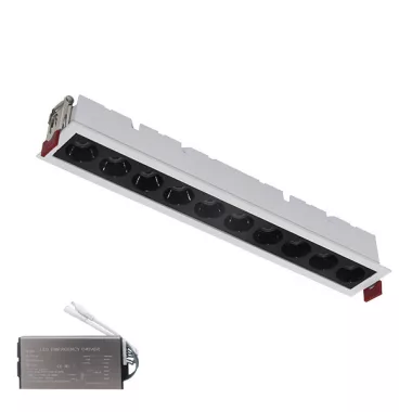 ELMARK 92EL051230/WHBK BEÉPÍTETT LINÁRIS FÉNY EL-05 10W 3000K, FEHÉR & FEKETE