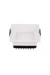 ELMARK 92EL62261230/WHE EL-6226 RECESSED SQUARE LED DOWNLIGHT 12W 3000K+EM
