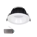   ELMARK 92FLD1530/WHE LED mélysugárzó süllyesztett SMD 15W 230V 3000K IP44 fehér vészvilágító funkcióval 1350lm IP44 alumínium