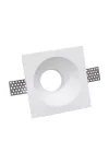 ELMARK 92GDL10S GYPSZ spot lámpa szögletes süllyesztett GU10 230V max. 20W 120X120mm