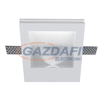   ELMARK 92GDL14LEDS GYPSZUM spot lámpa szögletes süllyesztett 230V fehér + LED CREE 1W 4000K