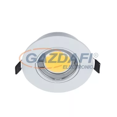 ELMARK 92GUR493WW/W LED SÜLYESZTETT KEREK SPOT LÁMPA, COB, GU10,7W, 230V, 2700K, 490LM, FEHÉR, MANYAG, D=90MM, IP40, A++-A, 30000H