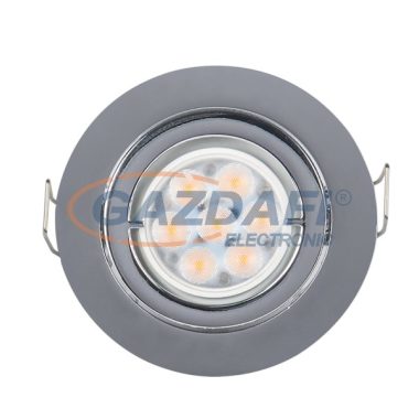 ELMARK 92GUR573WW/CH LED SÜLYESZTETT KEREK SPOT LÁMPA, Power, GU10,6W, 230V, 2700K, 480lm, króm, fém, d=90mm, IP40, A++-A, 30000h
