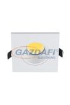 ELMARK 92S107WH/W LED süllyesztett szögletes spot lámpa, COB, E14/E27, 7W, 230V, 4000K, 490lm, fehér, manyag, 93x93mm, IP40, A++-A, 30000h