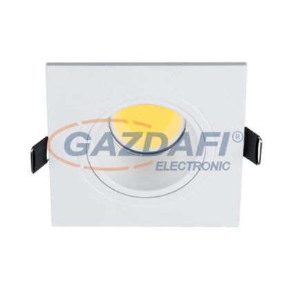   ELMARK 92S107WW/W LED SÜLYESZTETT SZÖGLETES SPOT LÁMPA, COB, E14/E27,7W, 230V, 2700K, 490lm, FEHÉR, MANYAG, 93x93mm, IP40, A++-A, 30000h