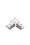 ELMARK 93120 SKYWAY 120 Egyfázisú L-adapter, 70x40x20mm, fehér