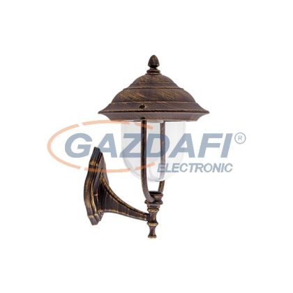   ELMARK 9350021AG "50021" Kültéri falikar, E27, 60W, 230V, antik arany, IP44, felfelé álló, A++-E