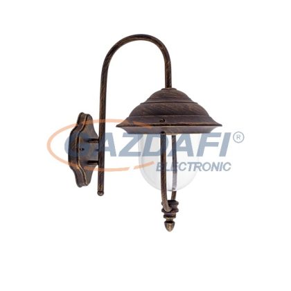   ELMARK 9350022AG "50022" Kültéri falikar, E27, 60W, 230V, antik arany, IP44, lefelé álló, A++-E