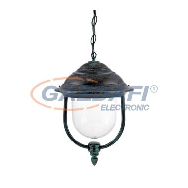 ELMARK 9350023AC "50023" Kültéri függeszték, E27, 60W, 230V, oxidált réz, IP44, A++-E