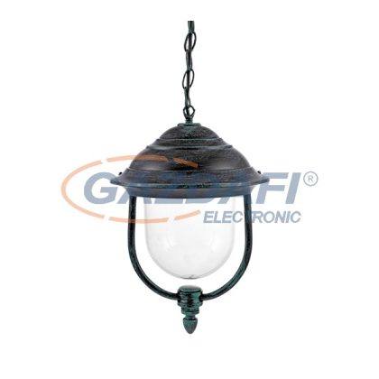   ELMARK 9350023AC "50023" Kültéri függeszték, E27, 60W, 230V, oxidált réz, IP44, A++-E