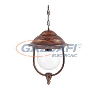 ELMARK 9350023AG "50023" Kültéri függeszték, E27, 60W, 230V, antik arany, IP44, A++-E