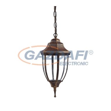 ELMARK 9350183AG "50183" Kültéri függeszték, E27, 60W, 230V, antik arany, IP44, A++-E