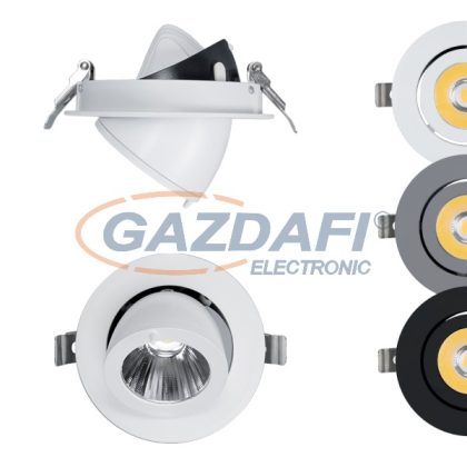   ELMARK 93TLOM180CW/GR "TL180" LED süllyesztett spot lámpa, billenthet, 20W, 230V, 6400K, 1600lm, szürke, IP40, A++-A