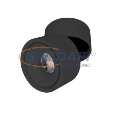 ELMARK 93TLR504WW/BL "TL504" LED süllyesztett spot lámpa, billenthet, 15W, 230V, 2700K, 1200lm, fekete, IP40, A++-A