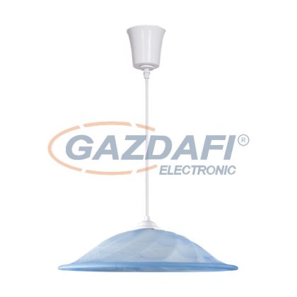   ELMARK 9500642026 "Vivian006" Függeszték, E27, 1x100W, 230V, d=400mm, kék, A++-E