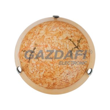 ELMARK 9500840034 "Coral008" Mennyezeti lámpa, E27, 2x60W, 230V, d=400mm, barna, A++-E