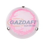   ELMARK 9501740076 "Lidia017" Mennyezeti lámpa, E27, 2x60W, 230V, d=400mm, rózsaszín, A++-E