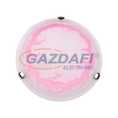 ELMARK 9501740076 "Lidia017" Mennyezeti lámpa, E27, 2x60W, 230V, d=400mm, rózsaszín, A++-E