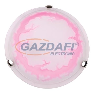 ELMARK 9501750077 "Lidia017" Mennyezeti lámpa, E27, 3x60W, 230V, d=500mm, rózsaszín, A++-E