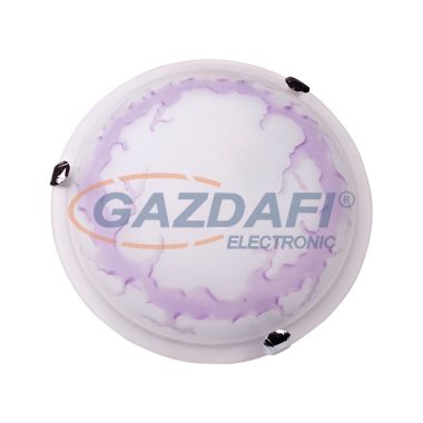 ELMARK 9501840080 "Lidia018" Mennyezeti lámpa, E27, 2x60W, 230V, d=400mm, lila, A++-E