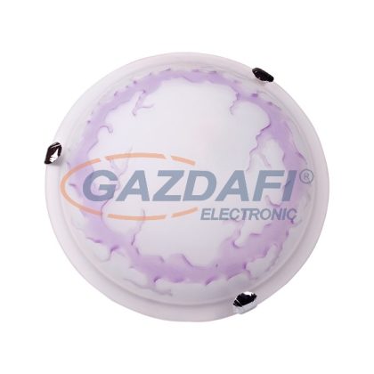   ELMARK 9501840080 "Lidia018" Mennyezeti lámpa, E27, 2x60W, 230V, d=400mm, lila, A++-E