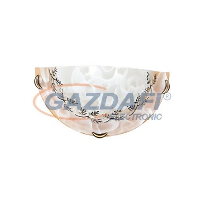   ELMARK 9502932119 "Ruja029" Fali lámpa, E27, 1x60W, 230V, d=0.5x300mm, barna, A++-E