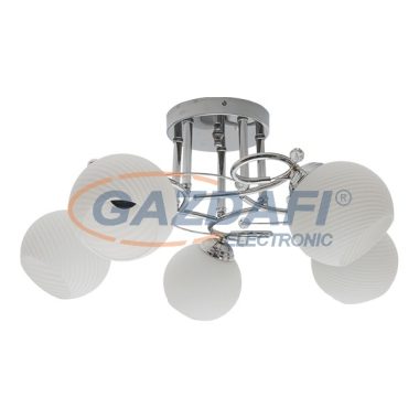 ELMARK 9510245 Csillár, E27, 5x20W, króm, A++-E