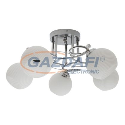 ELMARK 9510245 Csillár, E27, 5x20W, króm, A++-E