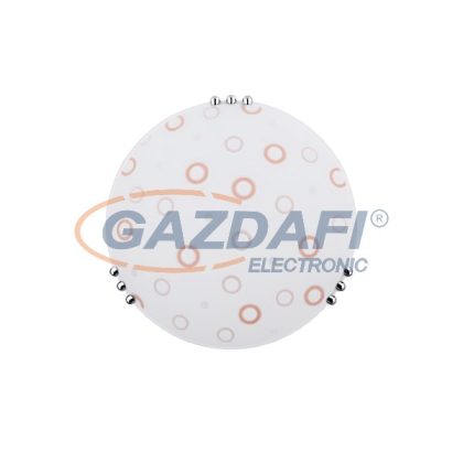   ELMARK 951830OR "Noki" kerek mennyezeti lámpatest, 1xE27, d=300mm, narancs, A++-E