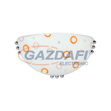 ELMARK 951851OR "Noki" fél UFO fali lámpatest, 1xE27, d=0.5x300mm, narancs, A++-E