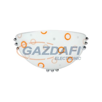   ELMARK 951851OR "Noki" fél UFO fali lámpatest, 1xE27, d=0.5x300mm, narancs, A++-E