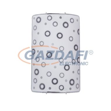 ELMARK 951870BL "Noki" fali lámpatest, 2xE27, 230mm/90mm, fekete, A++-E