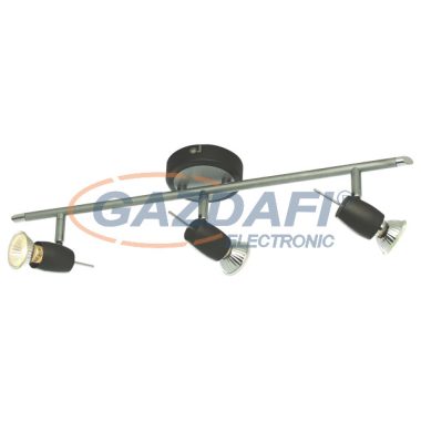 ELMARK 9520022 VRANA 3603 Spot lámpa 230V max. 50W ezüst-fekete 3XGU10