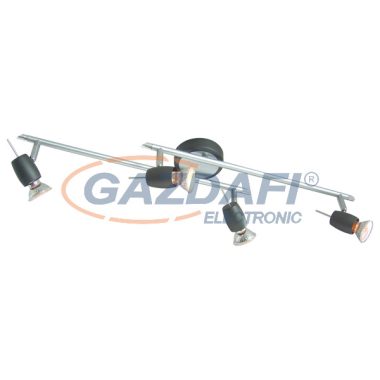 ELMARK 9520023 VRANA 3604 Spot lámpa 230V max. 50W ezüst-fekete 4XGU10